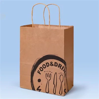 Крафт-подарочные пакеты с ручками